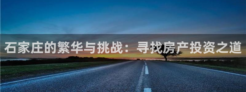新宝5平台霸：石家庄的繁华与挑战：寻找房产投资之道
