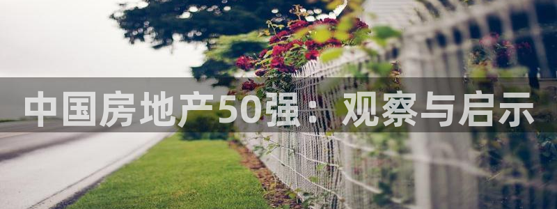 新宝5手机版登录：中国房地产50强：观察与启示