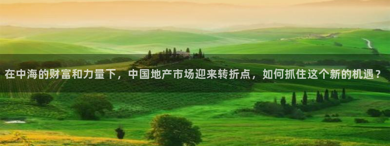 新宝5登录不了：在中海的财富和力量下，中国地产市场迎来转折点