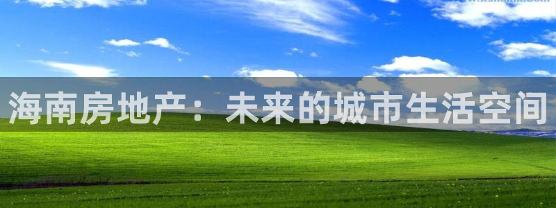 新宝5登录注册：海南房地产：未来的城市生活空间