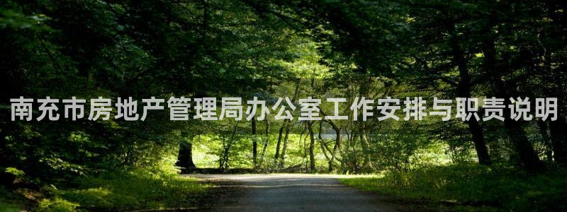 新宝5：南充市房地产管理局办公室工作安排与职责说明