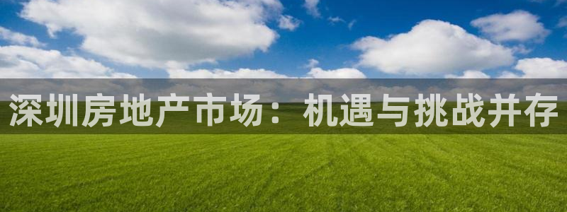菲律宾新宝5老板：深圳房地产市场：机遇与挑战并存