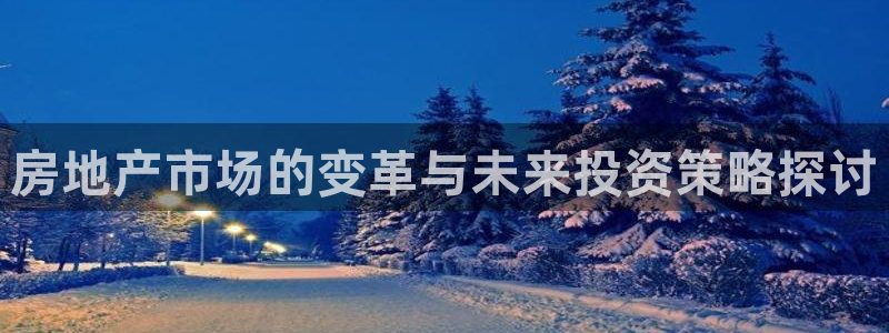 新宝5电脑：房地产市场的变革与未来投资策略探讨